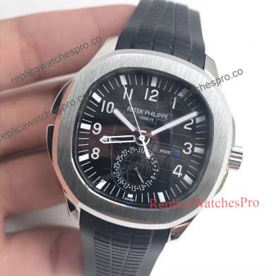 Patek Philippe 5164R Aquanaut Stainless Steel Case Black Rubber Replica Watch